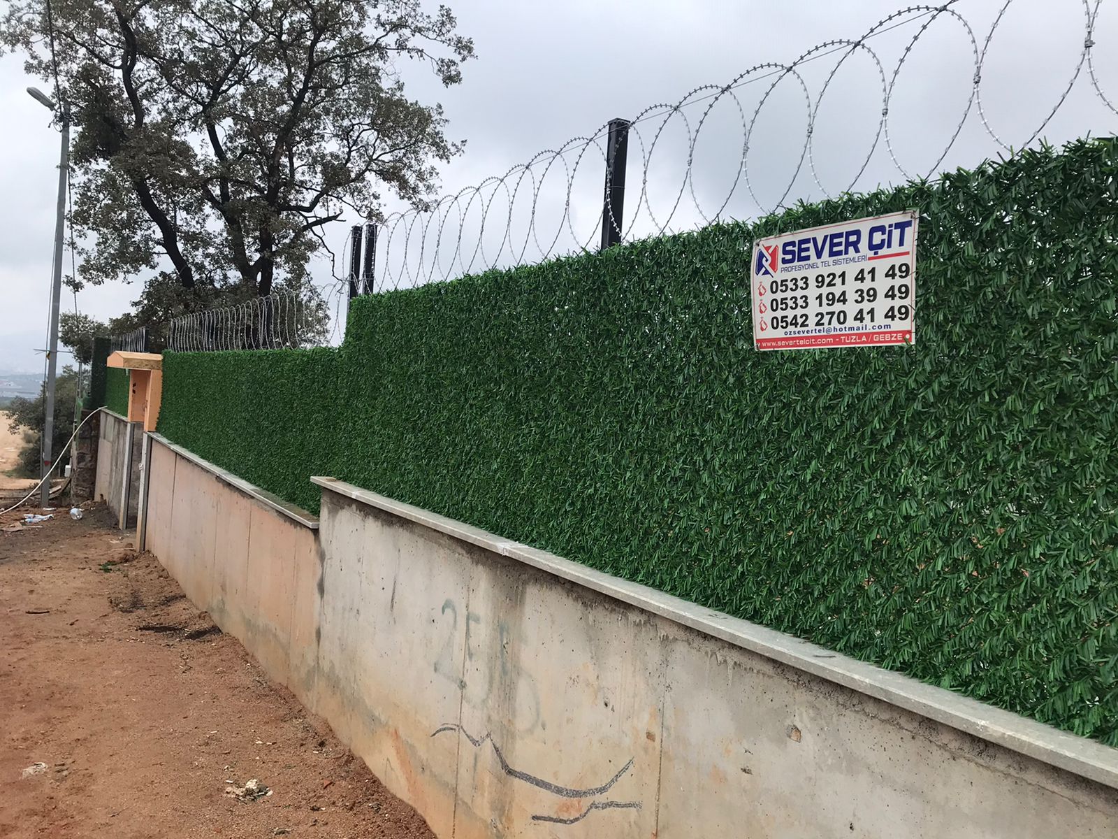 Jileti Tel Çit Montajı